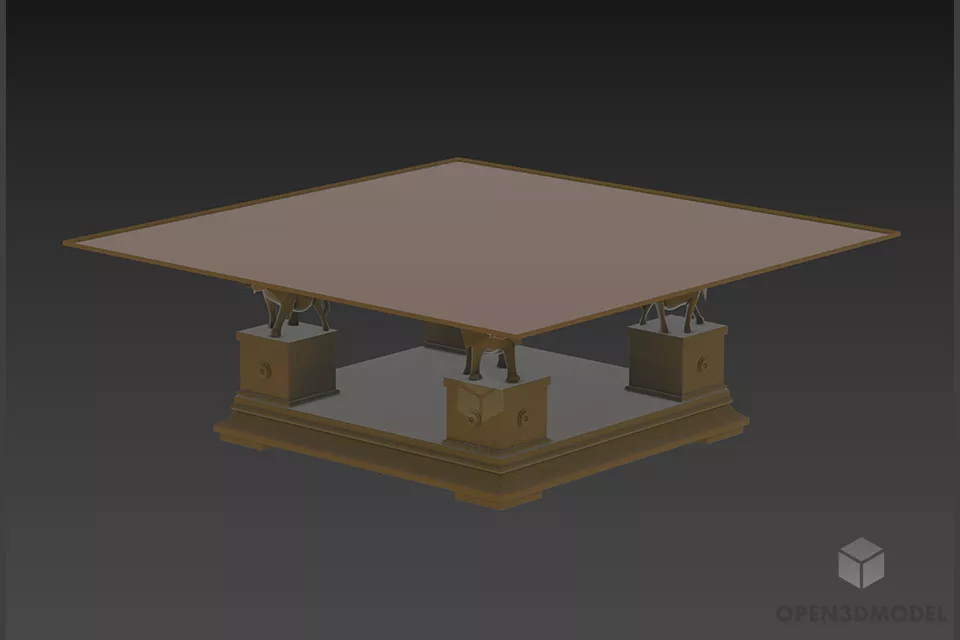 Bedside Stool 3d model