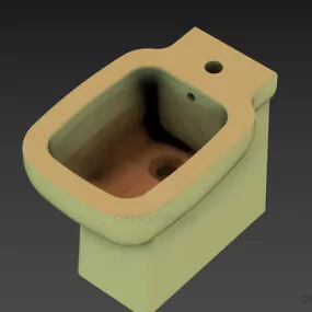 Toilet Bidet 3d model