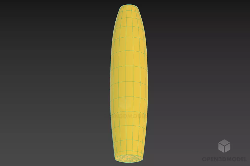 High Vase 3d model 2