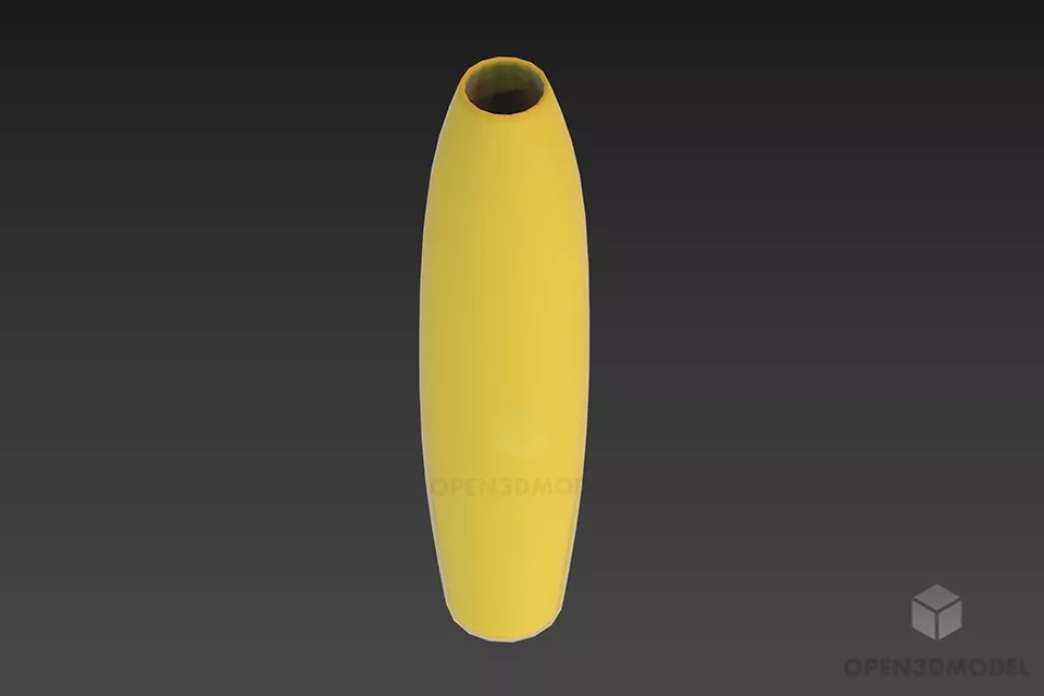 Sphere Art Vase With Circular Handle 3d model