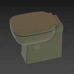 Lavatory Toilet Equipment 3d model