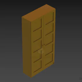Wardrobe Ikea Multiple Drawers 3d model
