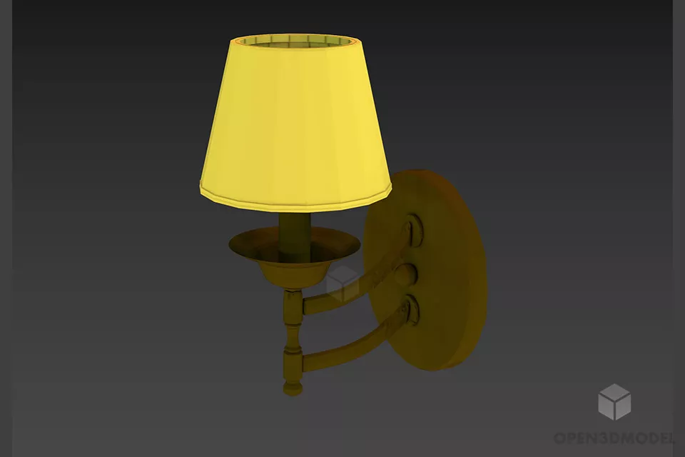 Sconce Lamp Lusiene 3d model