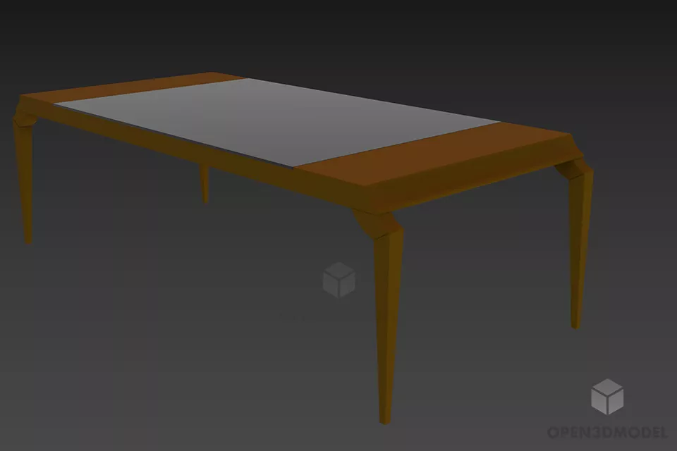 Branch Table Style, Decorative Table 3d model