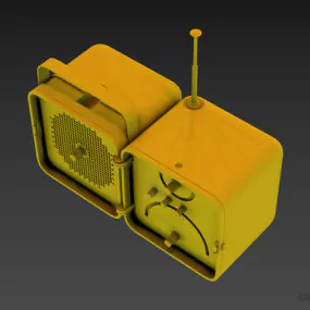 Modern Radio Receiver 3d model