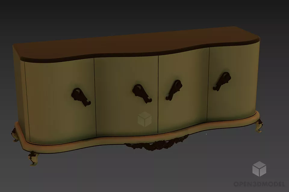 Locker Morelato With Circular Door 3d model