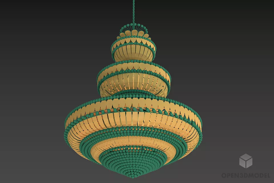 Reading Table Lamp With Round Stand 3d model