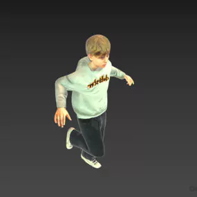 Boy Stand Pose Character 3d model