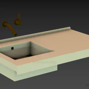 Kitchen Sink Kohler 3d model