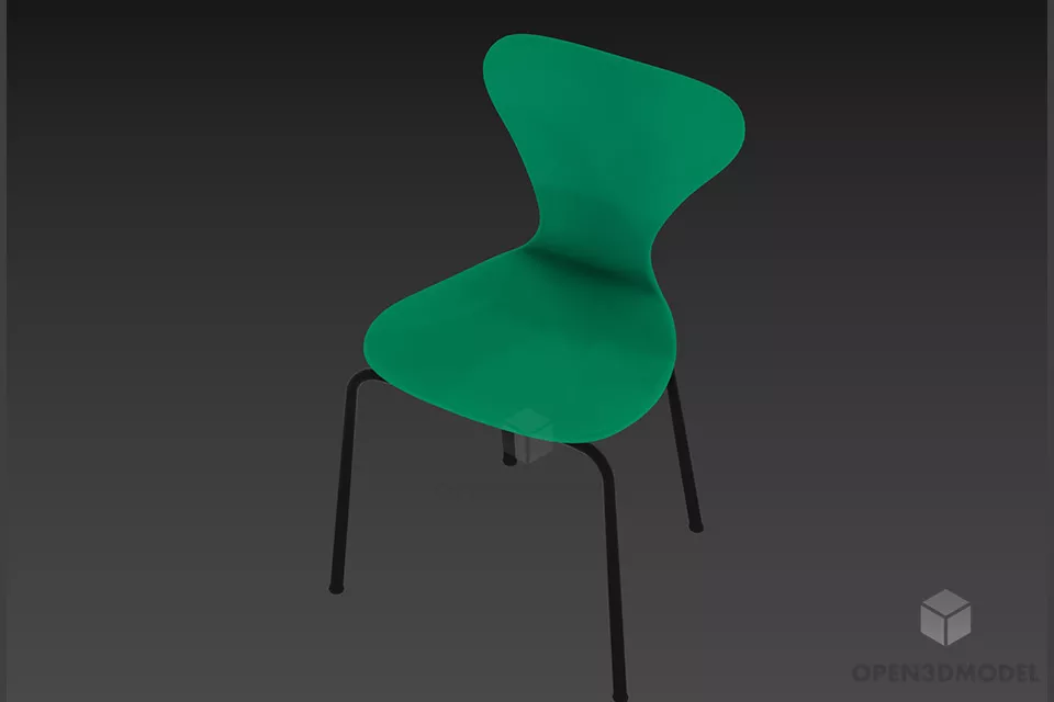 Stacking Coffee Chair Magis 3d model