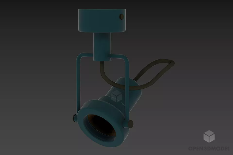 Antique Pendant Lamp Paralum 3d model