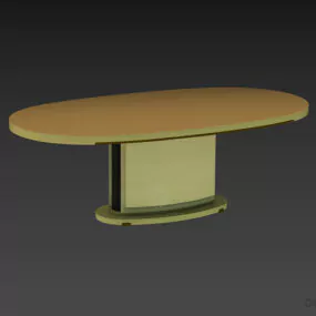 Lamp Curved Arm With Sphere Shade 3d model