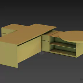 Office Combine Table Fantone 3d model