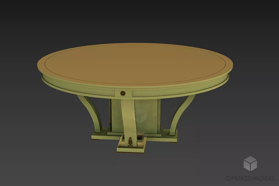 Office Table Desk For Work 3d model