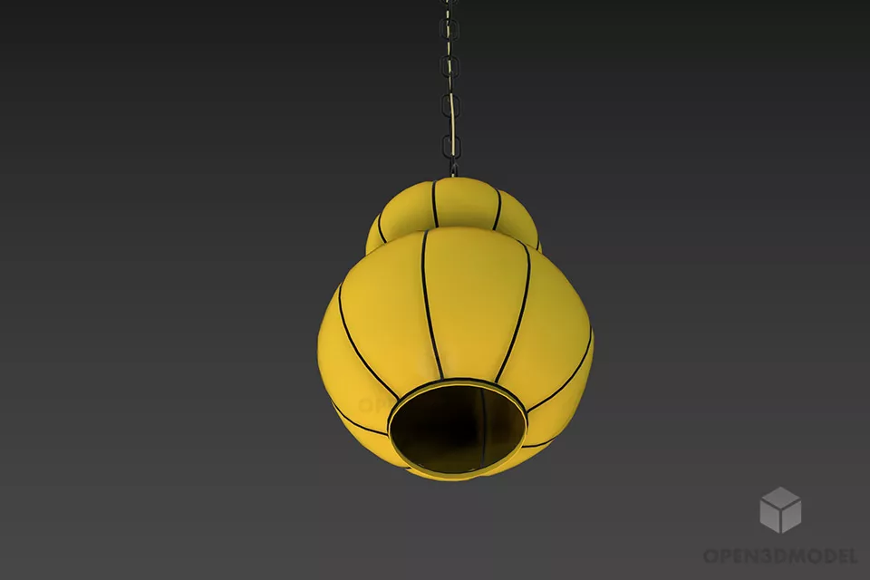 Torchere Lamp With Tripod, Boconcept Floor Lamp 3d model