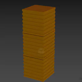 Speaker With Bass Woofer 3d model