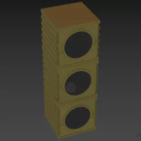 Speaker Woofer 3d model