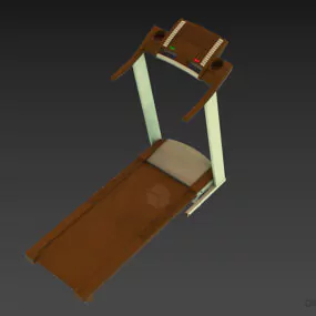 Gym Treadmill Running Equipment 3d model