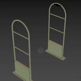 Detector Metal Gate 3d model