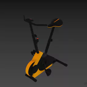 Gym Bicycle Equipment 3d model