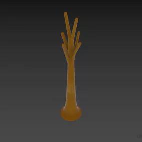 Red Hanger Tree Shape 3d model