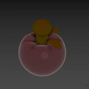 Red Perfume Bottle Nina Ricci 3d model
