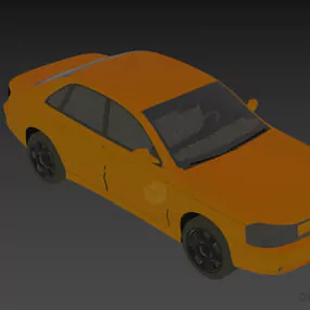 Sedan Car Saturn 3d model
