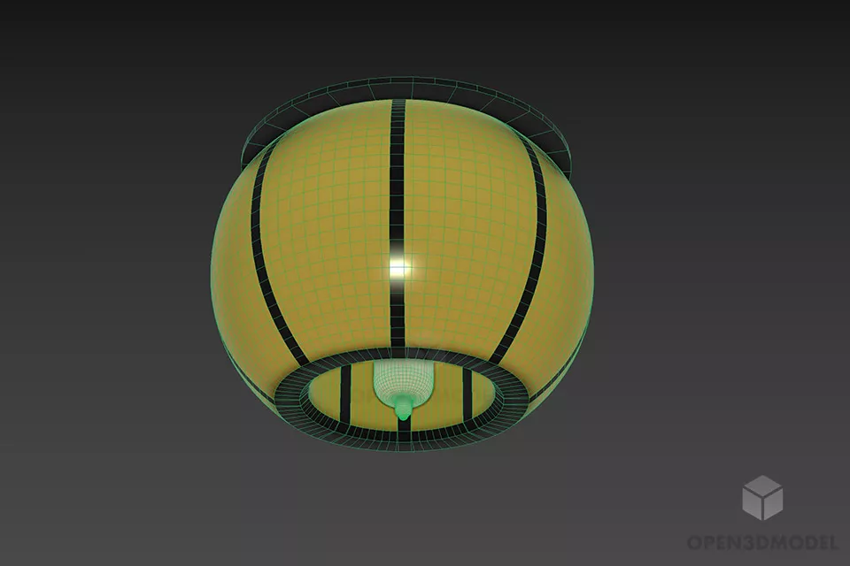 Sphere Glass Lamp Lightstar 3d model 3