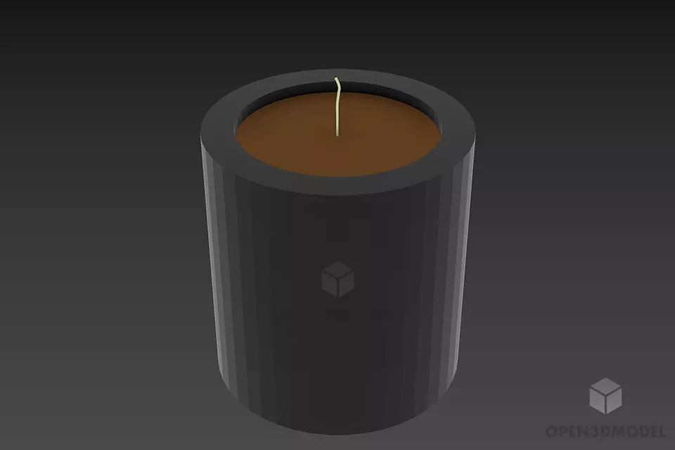 Desk Lamp Lantern Shade 3d model