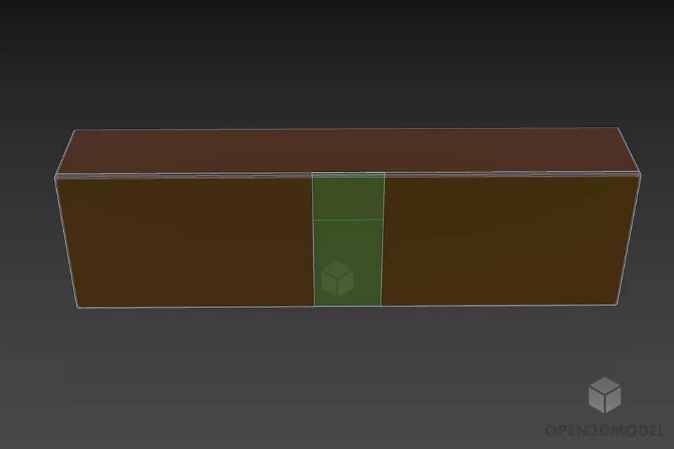 Air Conditioner Modern Shape 3d model 3