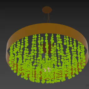 Pendant Lamp Masiero Round Shade 3d model