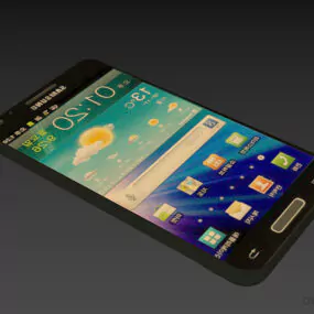 Samsung Galaxy S2 Smartphone 3d model