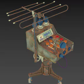 Analog Tv Remote Controller 3d model