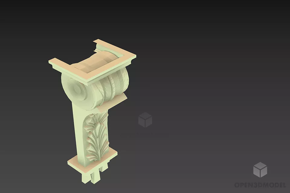 Sea Shell Wall Decoration 3d model