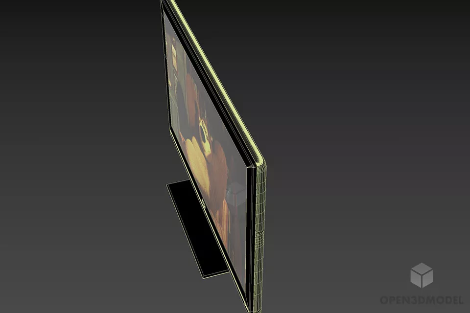 Lcd Tv 32inch Ergo 3d model 2