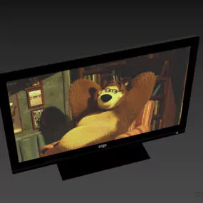Lcd Tv 32inch Ergo 3d model