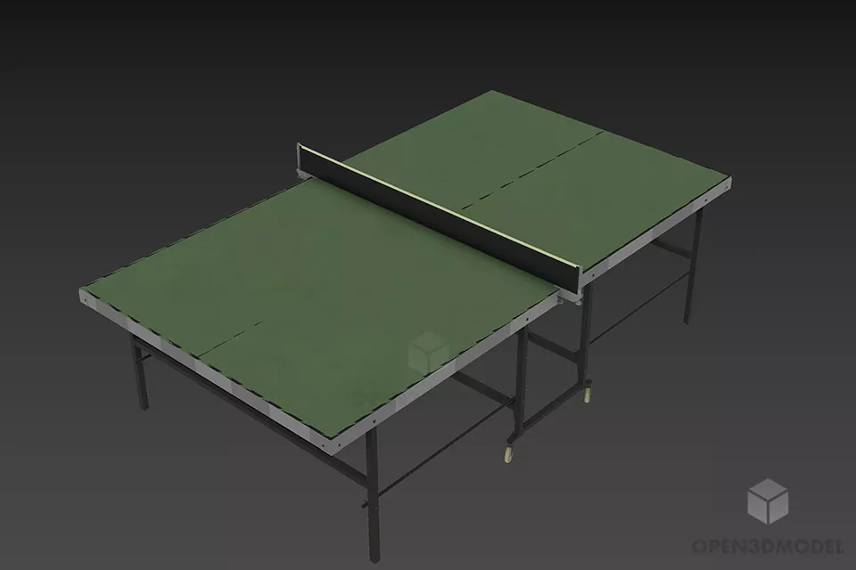 Work Table Corner Shape 3d model