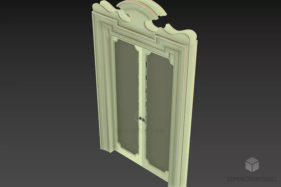 Turnstile With Glasswing 3d model
