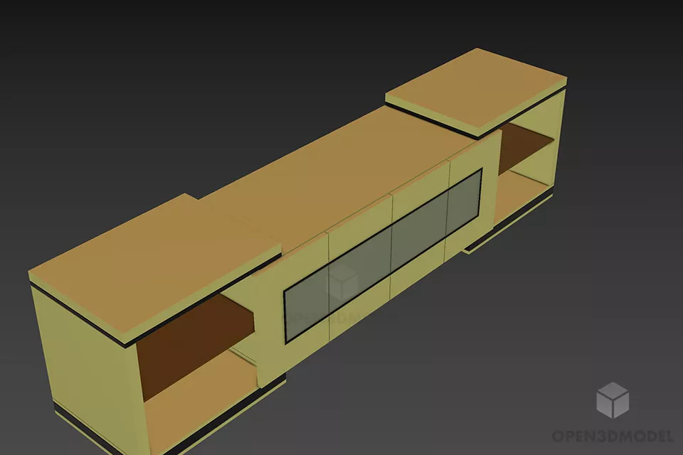 Towel Rack Round Shape 3d model