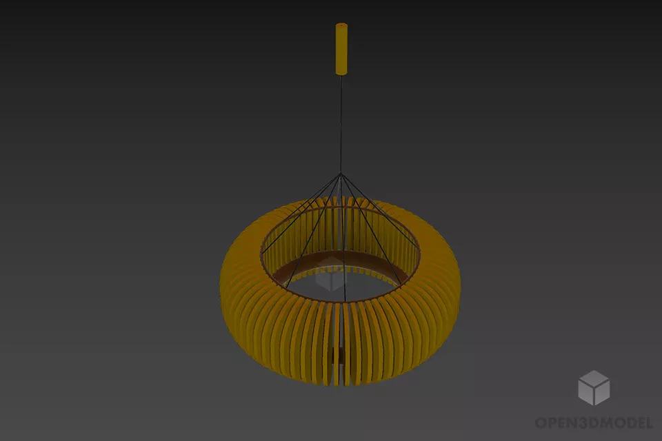 Table Lamp Jannor With Sphere Stand 3d model