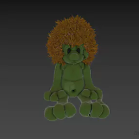 Stuffed Toy Kid Lion 3d model