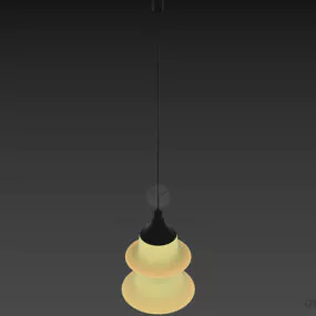 Cylinder Lantern Luster 3d model