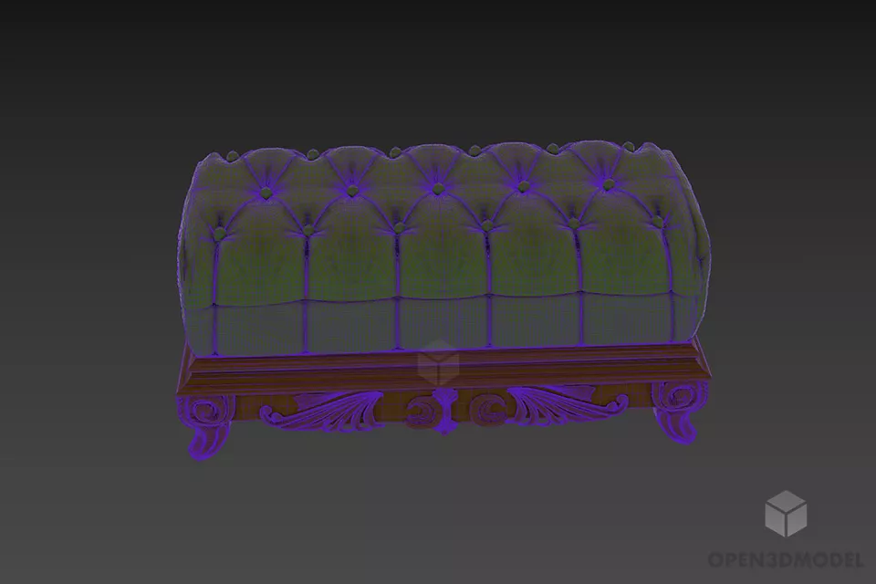 Boutique Seat Turri 3d model 3