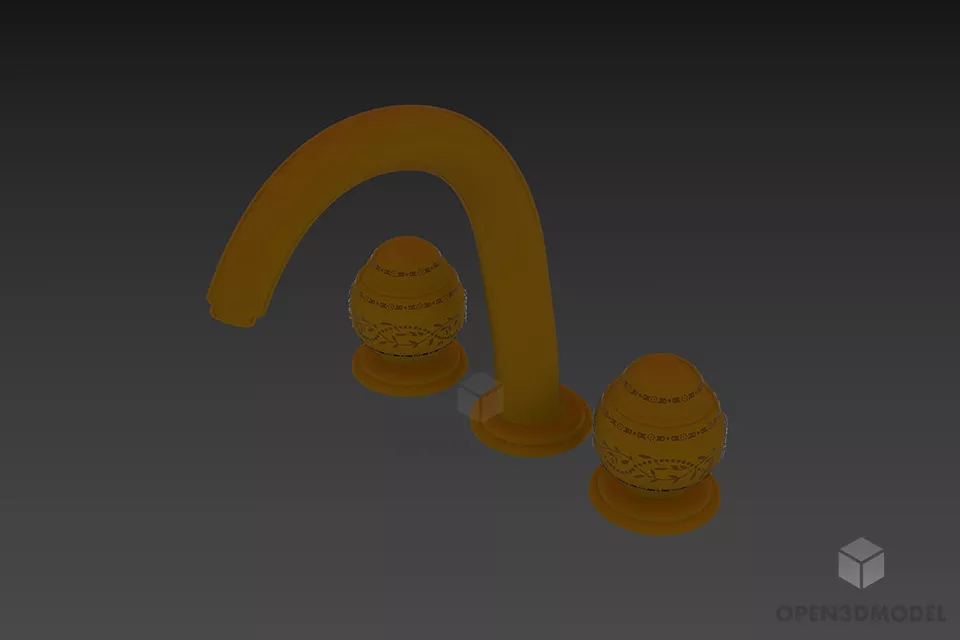 Bathroom Faucet Venecia 3d model