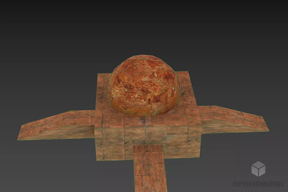 Mine Shape 3d model 3