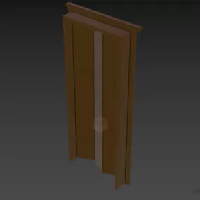 Antique Cabinet Glasscase Giorgio 3d model