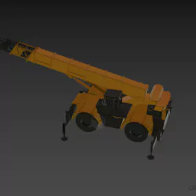 Heavy Crane Machine 3d model