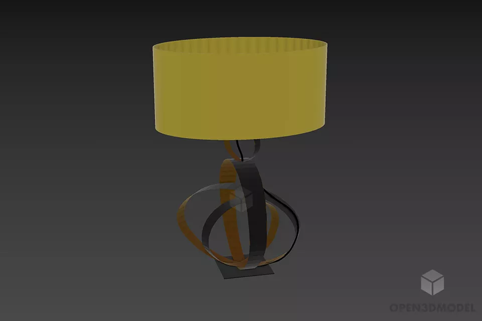 Modern Office Table With Stylist Drawers 3d model