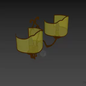 Antique Sconce Zoncar 3d model