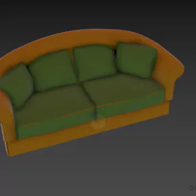 Camel Sofa Vera 3d model